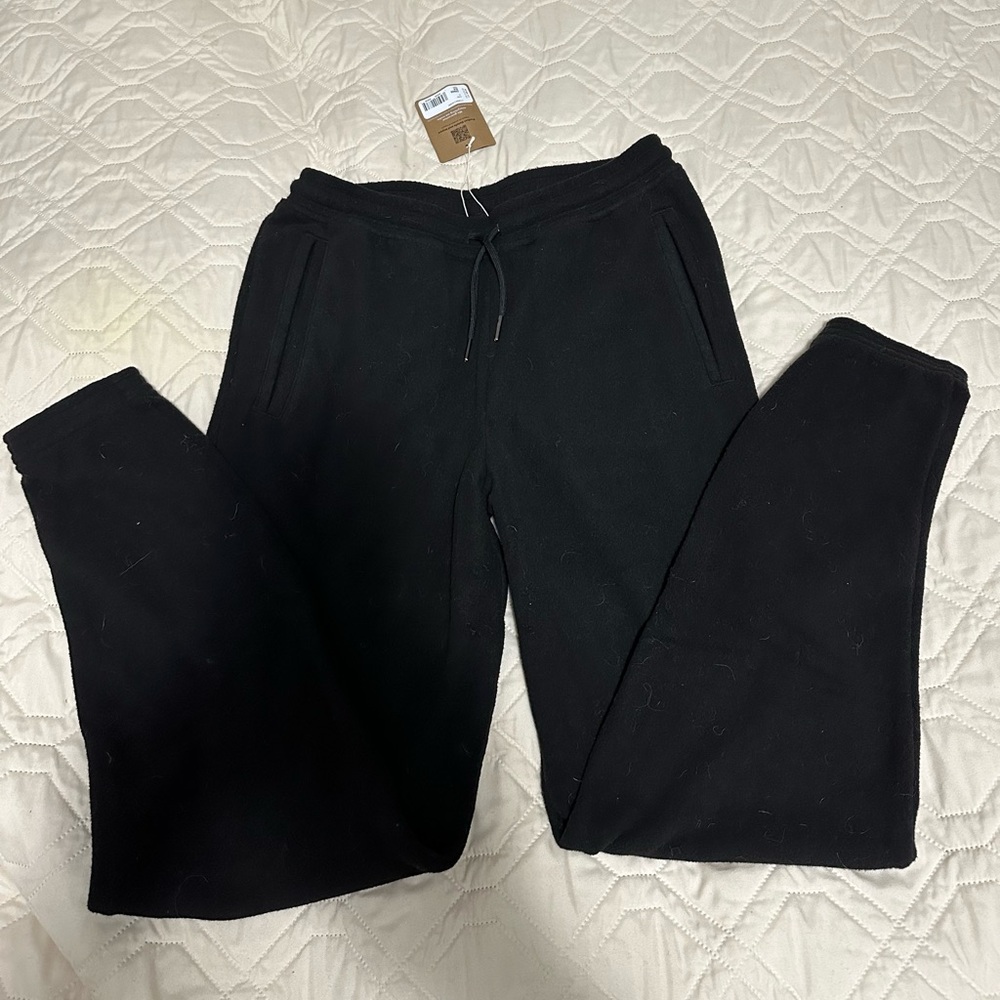 NWT Black Patagonia Fleece Sweatpants XS